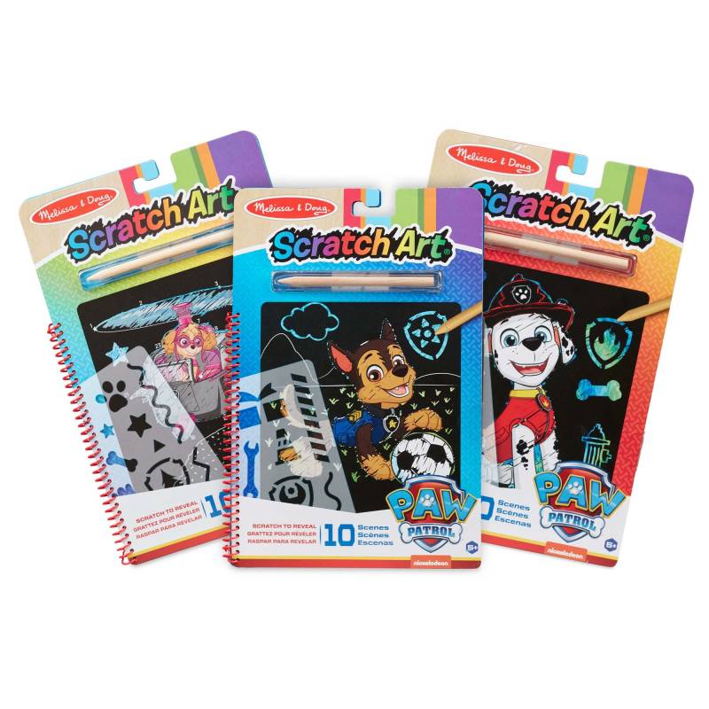 Melissa &  Doug Paw Patrol Scratch Art Activity-Set 3er-Pack von Paw Patrol