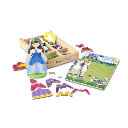 Melissa & Doug Princess & Horse Magnetpuppen aus Holz von Melissa & Doug