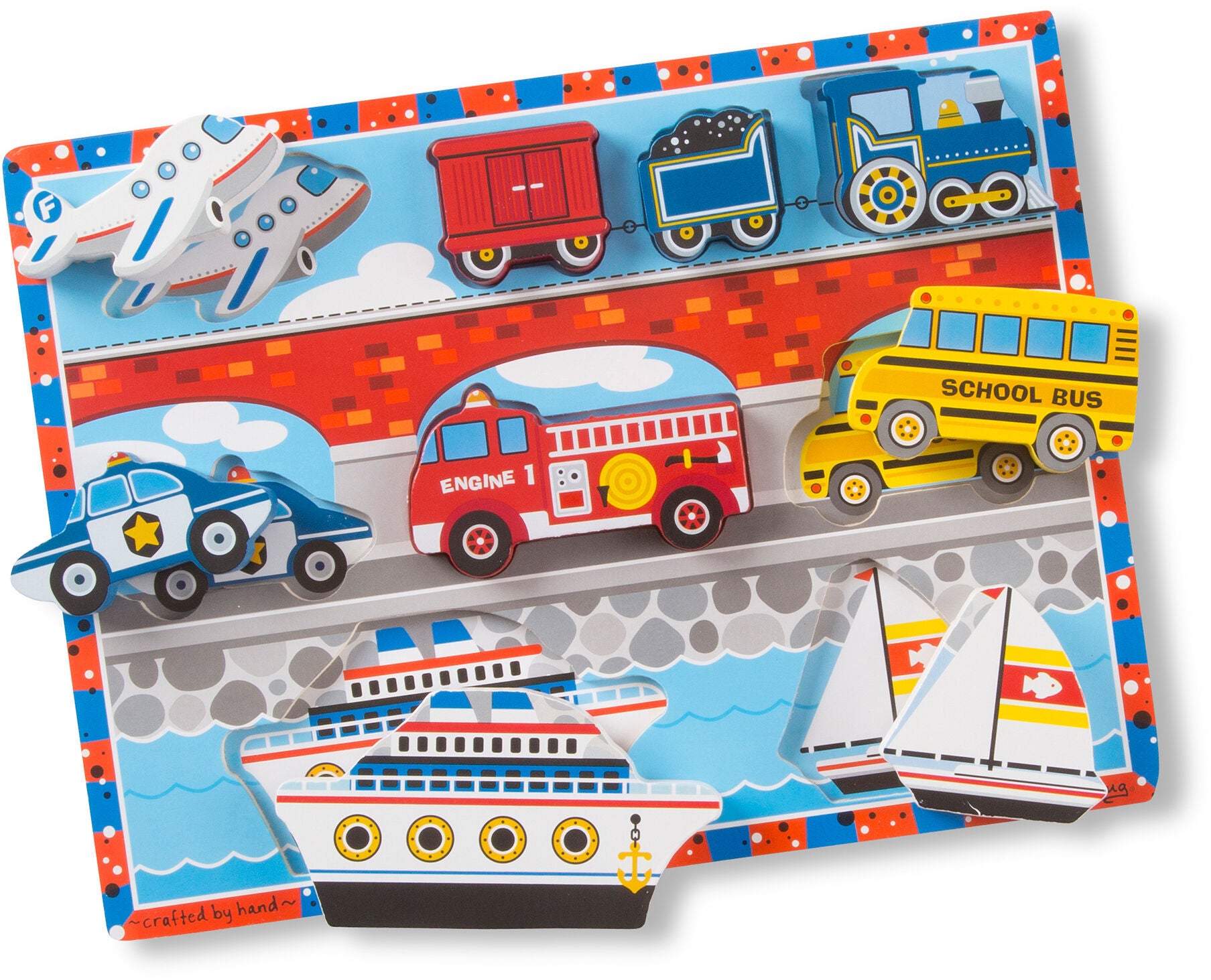 Melissa &  Doug Puzzle Autos 9 Teile von Melissa & Doug