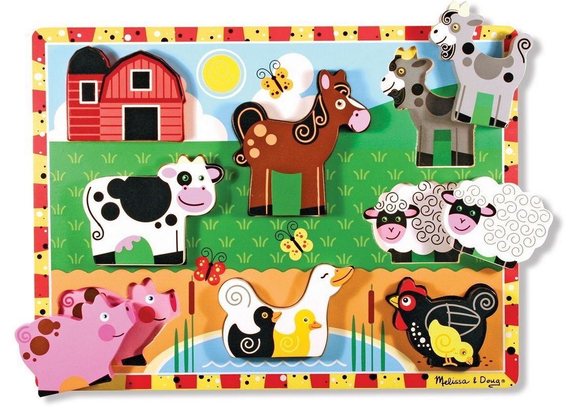 Melissa &  Doug Puzzle Bauernhof 8 Teile von Melissa & Doug