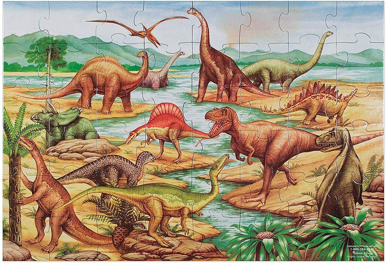 Melissa & Doug Puzzle Dinosaurier 48 Teile Melissa & Doug Puzzle Dinosaurier 48 Teile von Melissa & Doug