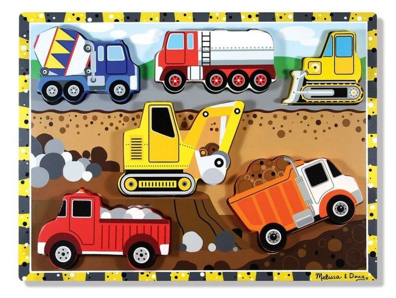 Melissa &  Doug Puzzle Fahrzeuge 6 Teile von Melissa & Doug