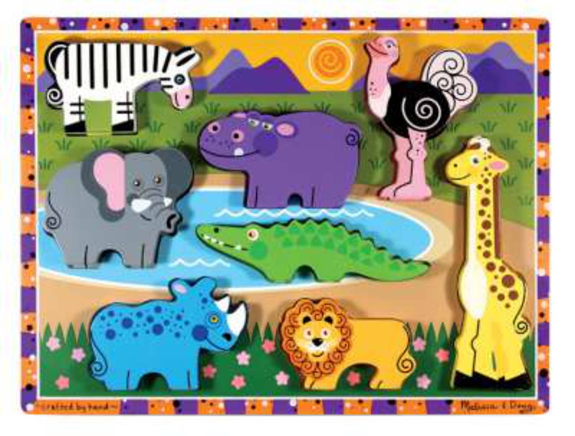 Melissa &  Doug Puzzle Zoo 8 Teile von Melissa & Doug