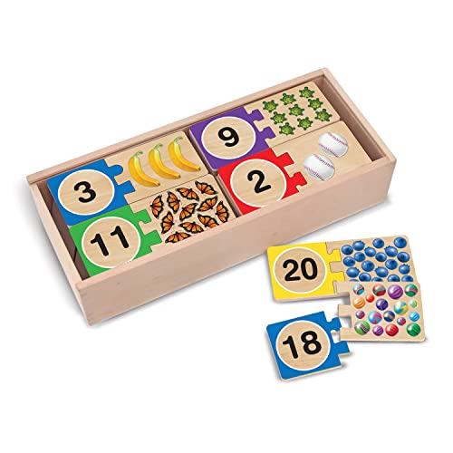 Melissa & Doug Puzzlekarten aus Holz - Zahlen von Melissa & Doug