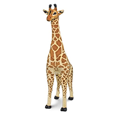 Melissa & Doug - Riesengiraffe - (Spielbereiche & Zimmerdekoration, lebensechtes Stofftier und Plüschspielzeug, über 1,2 m groß, tolles Geschenk für Mädchen und Jungen – für 3, 4, 5 Jahre) von Melissa & Doug