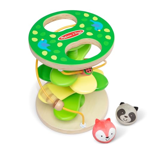 Melissa & Doug Rollables Baumhaus, Aktivitätsspielzeug für die frühe Entwicklung Jungen & Mädchen ab 1J., Holzspielzeug ab 1 jahr, Ursache-Wirkung-Babyspielzeug mit sensorischen Bällen von Melissa & Doug