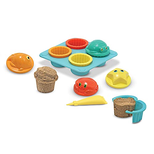 Melissa & Doug - Sand-Backset für Cupcakes Sandkuchen von Melissa & Doug