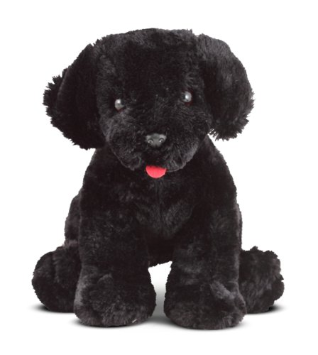 Melissa & Doug Schwarze Benson Labrador-Welpe (Stofftier, 25,4 cm) von Melissa & Doug