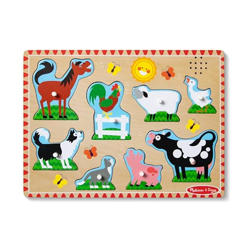 Melissa & Doug Sound Puzzle - Bauernhoftiere von Melissa & Doug