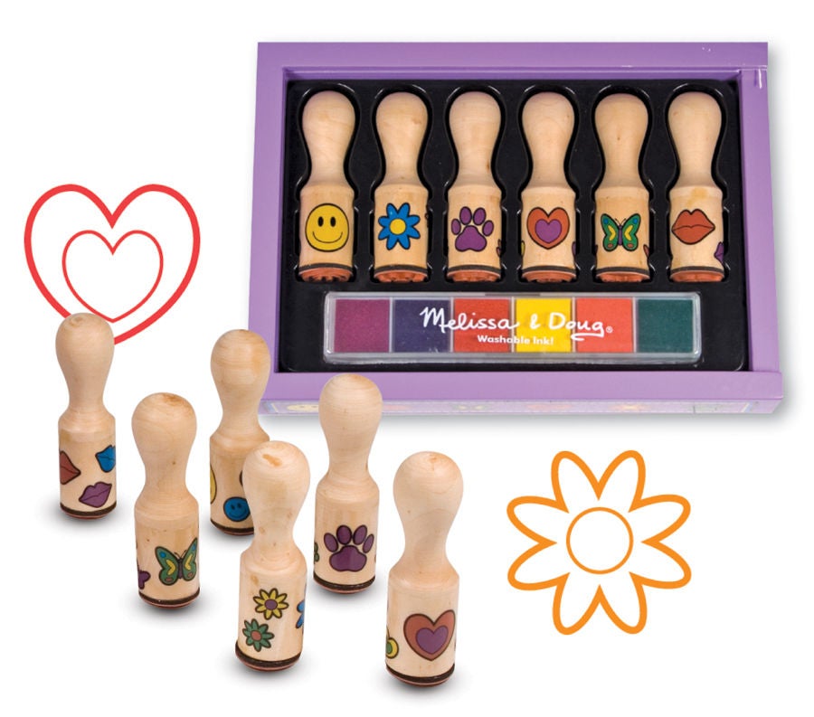 Melissa &  Doug Stempel-Set Fröhlich von Melissa & Doug