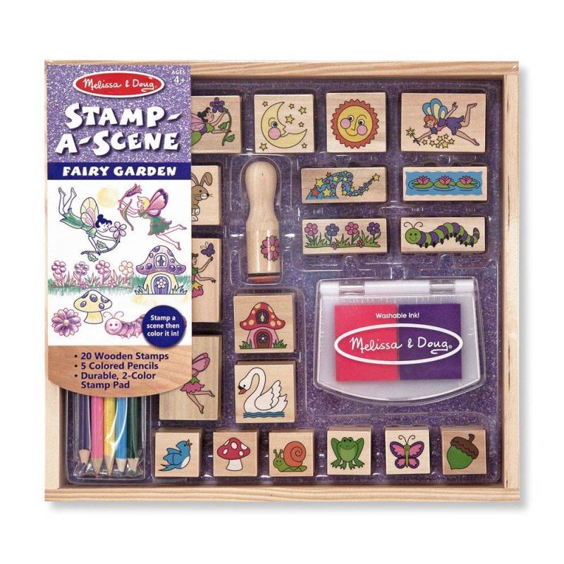 Melissa &  Doug Stempel-Set Märchengarten von Melissa & Doug