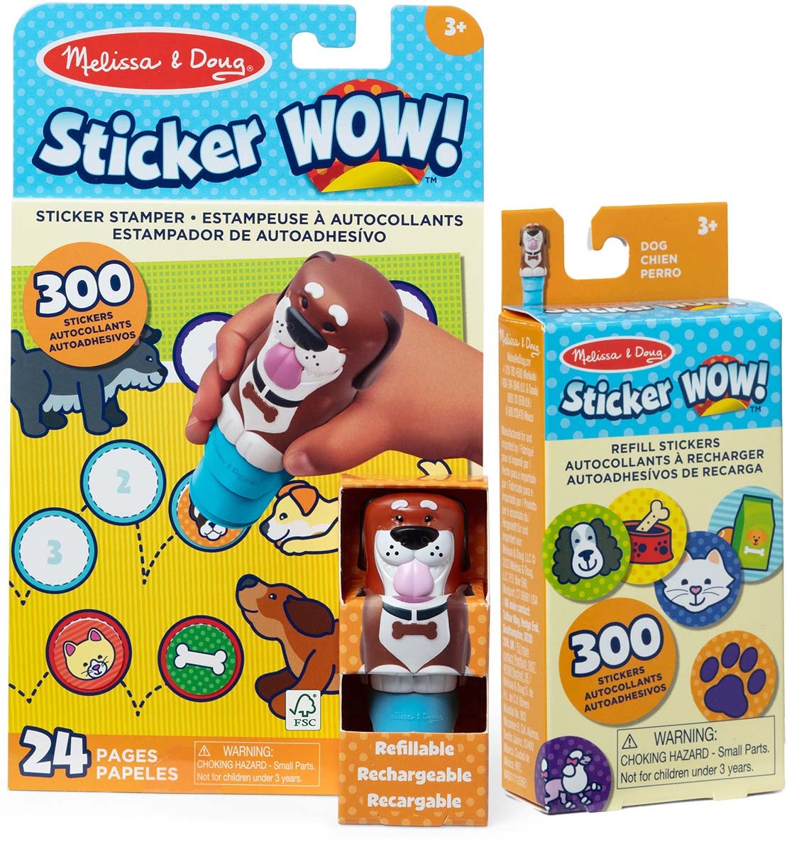 Melissa &  Doug Sticker WOW! Hunde-Set von Melissa & Doug