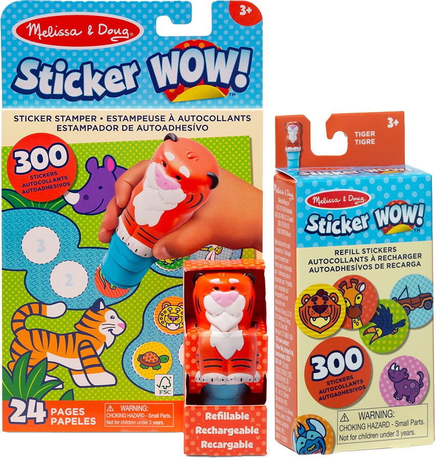 Melissa &  Doug Sticker WOW! Tiger-Paket von Melissa & Doug