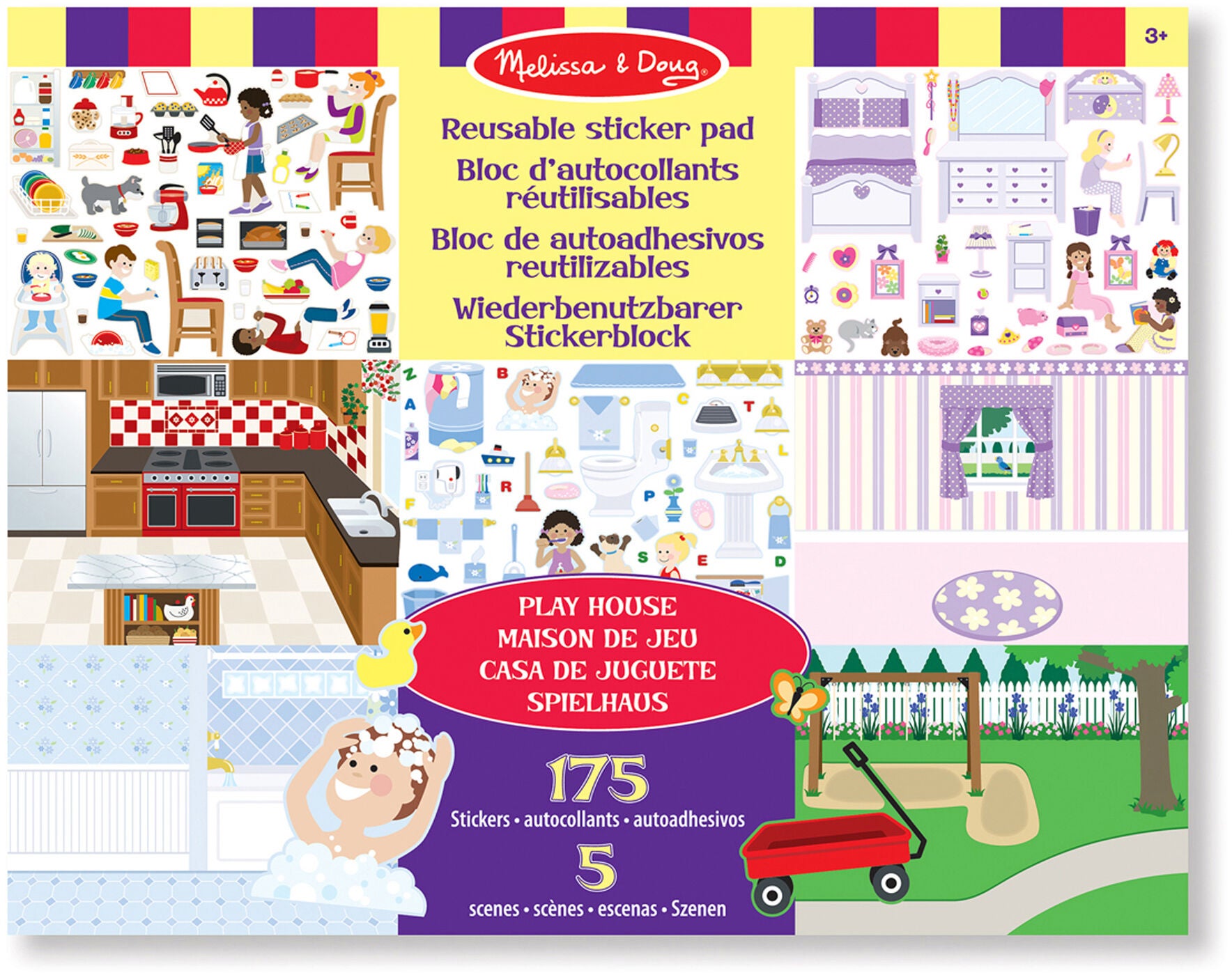 Melissa & Doug Stickerbuch Spielhaus 175 Teile Melissa & Doug Stickerbuch Spielhaus 175 Teile von Melissa & Doug
