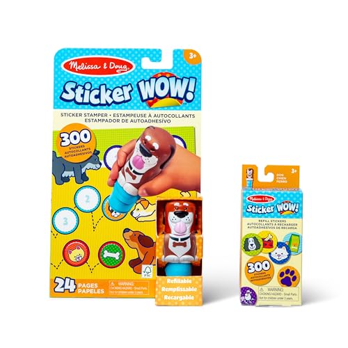Melissa & Doug Wow.™ Hunde-Sticker-Stempel-Set mit 600 Stickern, Aufkleberstempel & Aktivitätenblock Melissa & Doug Wow.™ Hunde-Sticker-Stempel-Set mit 600 Stickern, Aufkleberstempel & Aktivitätenblock von Melissa & Doug