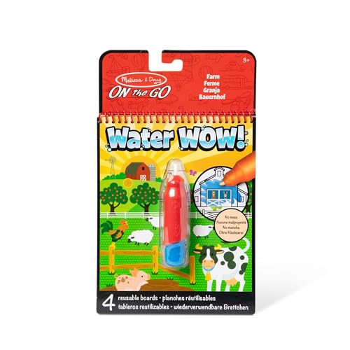 Melissa & Doug Wassereinfärbungsbrett – Bauernhof | Aktivitätsbrett | Reisen | Wasser Spielen für Kinder | 3+ | Geschenk für Jungen oder Mädchen von Melissa & Doug