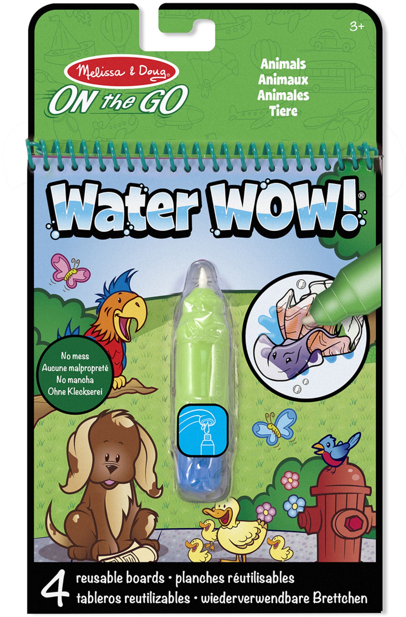 Melissa &  Doug Water Wow! Malbuch Tiere von Melissa & Doug