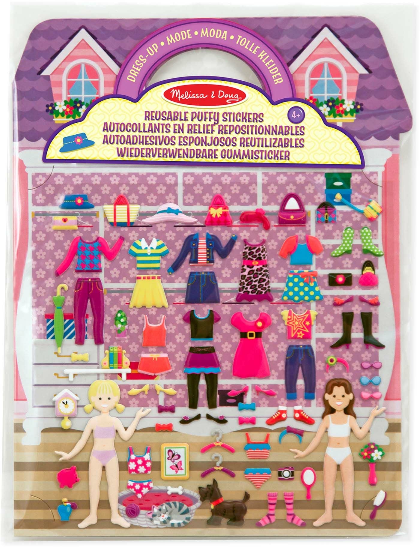 Melissa &  Doug Wiederverwendbares Stickerset Dress-Up von Melissa & Doug