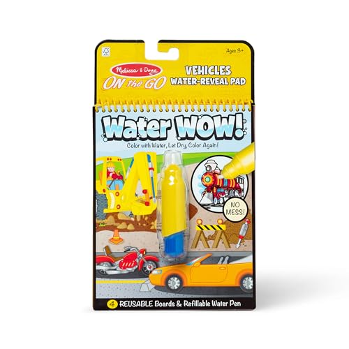 Water Wow! - Vehicles: Activity Books - On the Go von Melissa & Doug