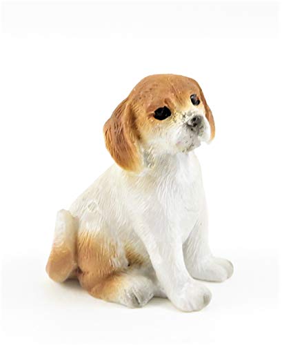 Melody Jane Puppenhaus Welpe Sitzender Haustier Klein Hund Miniatur 1:12 Maßstab Zubehör von Melody Jane