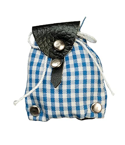 Melody Jane Puppenhaus Blau & Weiß Rucksack Modern Tasche Miniatur Schule Schlafzimmer Zubehör von Melody Jane