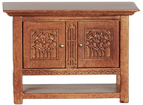 Melody Jane Puppenhaus Credenza Schrank Jacobean JBM Miniatur Walnuss Esszimmer Möbel von Melody Jane