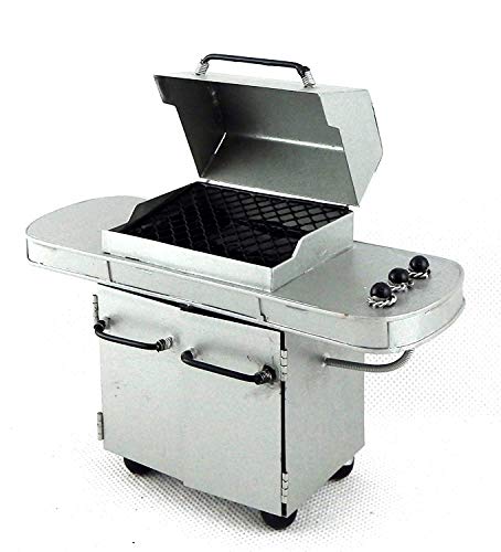 Melody Jane Puppenhaus Luxus Silber BBQ Grillen Grill Miniatur 1:12 Gartenmöbel von Melody Jane