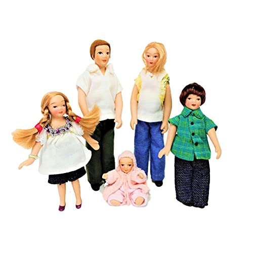 Melody Jane Puppenhaus Modern Sommer Familie Miniatur Porzellan People Figuren Melody Jane Puppenhaus Modern Sommer Familie Miniatur Porzellan People Figuren von Melody Jane