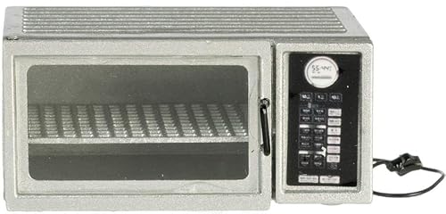 Melody Jane Puppenhaus Silber Mikrowelle mit Schnur Miniatur Zubehör Küchengerät Melody Jane Puppenhaus Silber Mikrowelle mit Schnur Miniatur Zubehör Küchengerät von Town Square Miniatures