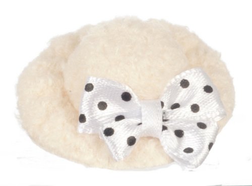 Melody Jane Puppenhaus Weiß samt Hut mit Schleife Miniatur Shop Mädchen Damen Zubehör Melody Jane Puppenhaus Weiß samt Hut mit Schleife Miniatur Shop Mädchen Damen Zubehör von Melody Jane