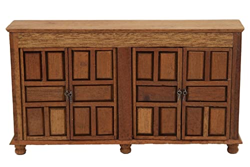 Melody Jane Puppenhaus mexikanischer Hacienda Stil Sideboard Schrank Büro Esszimmer Möbel 1:12 Holz Braun von Melody Jane