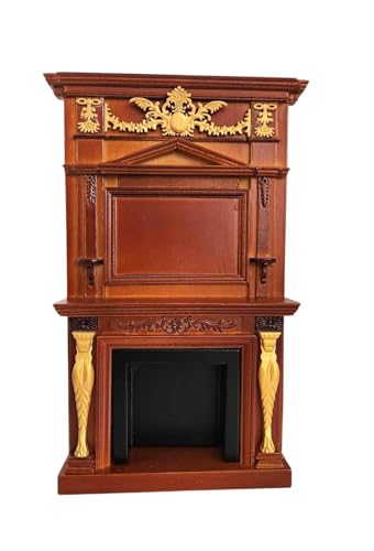 Puppenhaus Figurehead Kamin Walnuss Platinum Collection Möbel Miniatur Puppenhaus Figurehead Kamin Walnuss Platinum Collection Möbel Miniatur von Melody Jane