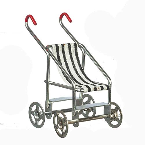 Puppenhaus Mädchen Spielzeug Baby Buggy Puppen Kinderwagen Miniatur Kinderzimmer Zubehör von Melody Jane