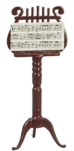Puppenhaus Notenständer Mahagoni Miniatur Notenzimmer Schulinstrument 1:12 Puppenhaus Notenständer Mahagoni Miniatur Notenzimmer Schulinstrument 1:12 von Melody Jane