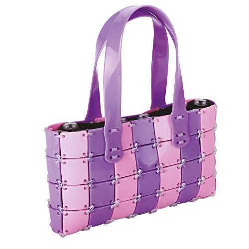 Melody Kreativ Tasche zum Basteln – 105775 – DIY – komplettes Set – 22,5 cm – Lieferung Schritt-Anleitung (evtl. Nicht in Deutscher Sprache) – ab 4 Jahren, Rosa, one Size von Melody