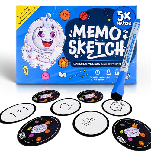 Memosketch - Memory selber Machen - kreatives Lernspiel für Kinder zwischen 4 und 14 Jahren von Memosketch