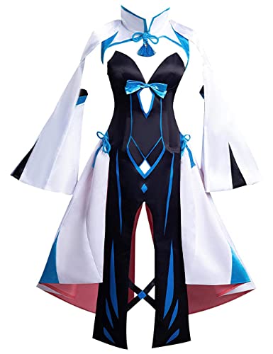 Anime Fate Grand Order FGO - Morgan le Fay Cosplay-Kostüm, Damen-Outfits, Halloween, personalisierbar, Weiß, Größe XXL von MengXin