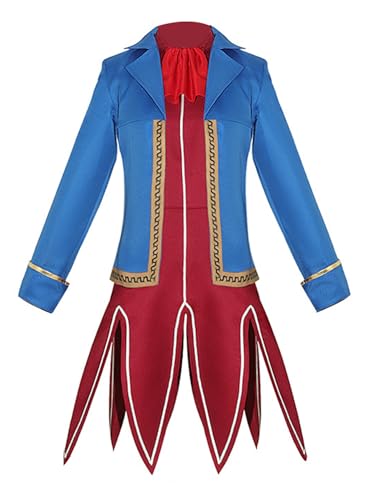 Anime Shangri-La Frontier Emul Cosplay-Kostüm, blaue Jacke, Kleid, Vorpal, Kaninchen, Uniform, Halloween, Blau, Größe M von MengXin