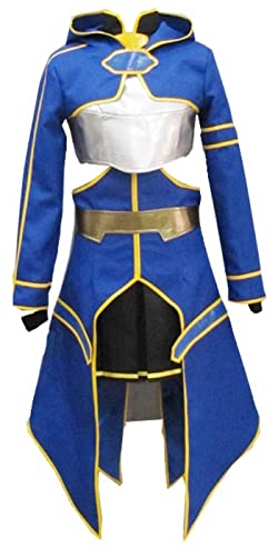 Anime Sword Art Online 2 Silica Cosplay-Kostüm, personalisierbar, für Halloween, Größe M, Blau von MengXin