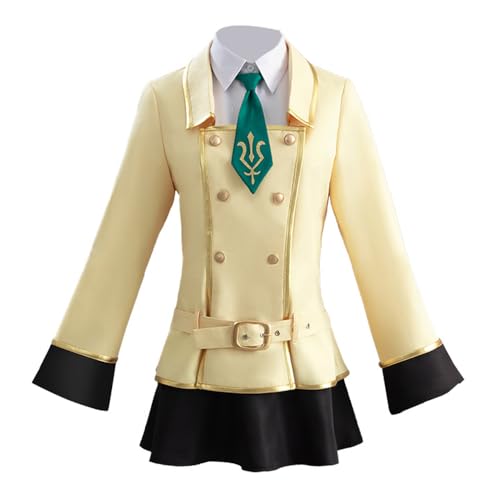 MengXin Anime Code Geass Lelouch Of The Rebellion Kallen Stadtfeld C.C. Cosplay-Kostüm, personalisierbar, Gelb, Größe XXL von MengXin