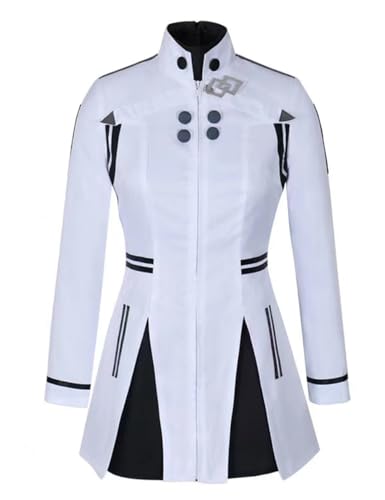 MengXin Anime Fate Grand Order Fujimaru Ritsuka Cosplay-Kostüm für Damen und Mädchen, personalisierbar (Weiß, personalisierbar) von MengXin