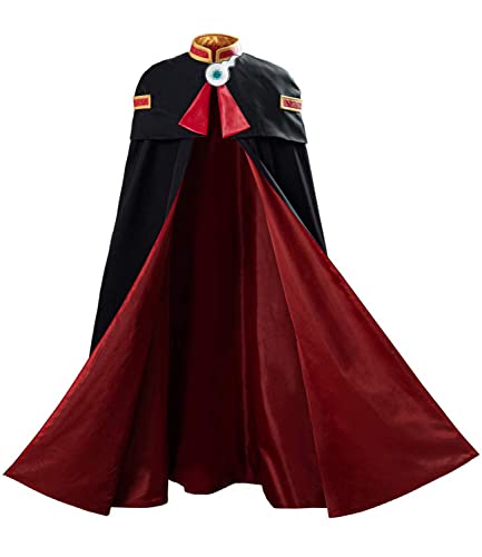 MengXin Anime Hanako Kun Cosplay Hanako-kun Kostüm, Umhang, Umhang, Robe, Mantel, Halloween, Schwarz, Größe XL von MengXin