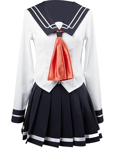 MengXin The Testament of Sister New Devil Naruse Mio Uniform Daily Cosplay Kostüme Anzug-Sets (klein, weiß) von MengXin