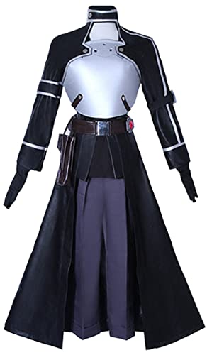 Sword Art Online Kazuto Kirigaya GGO Cosplay-Kostüm, Halloween-Uniform, anpassbar (XXXL, groß, Schwarz) von MengXin