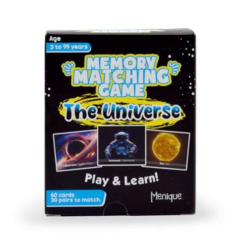 Menique. Memory Matching Game The Universe Zweisprachig von Menique