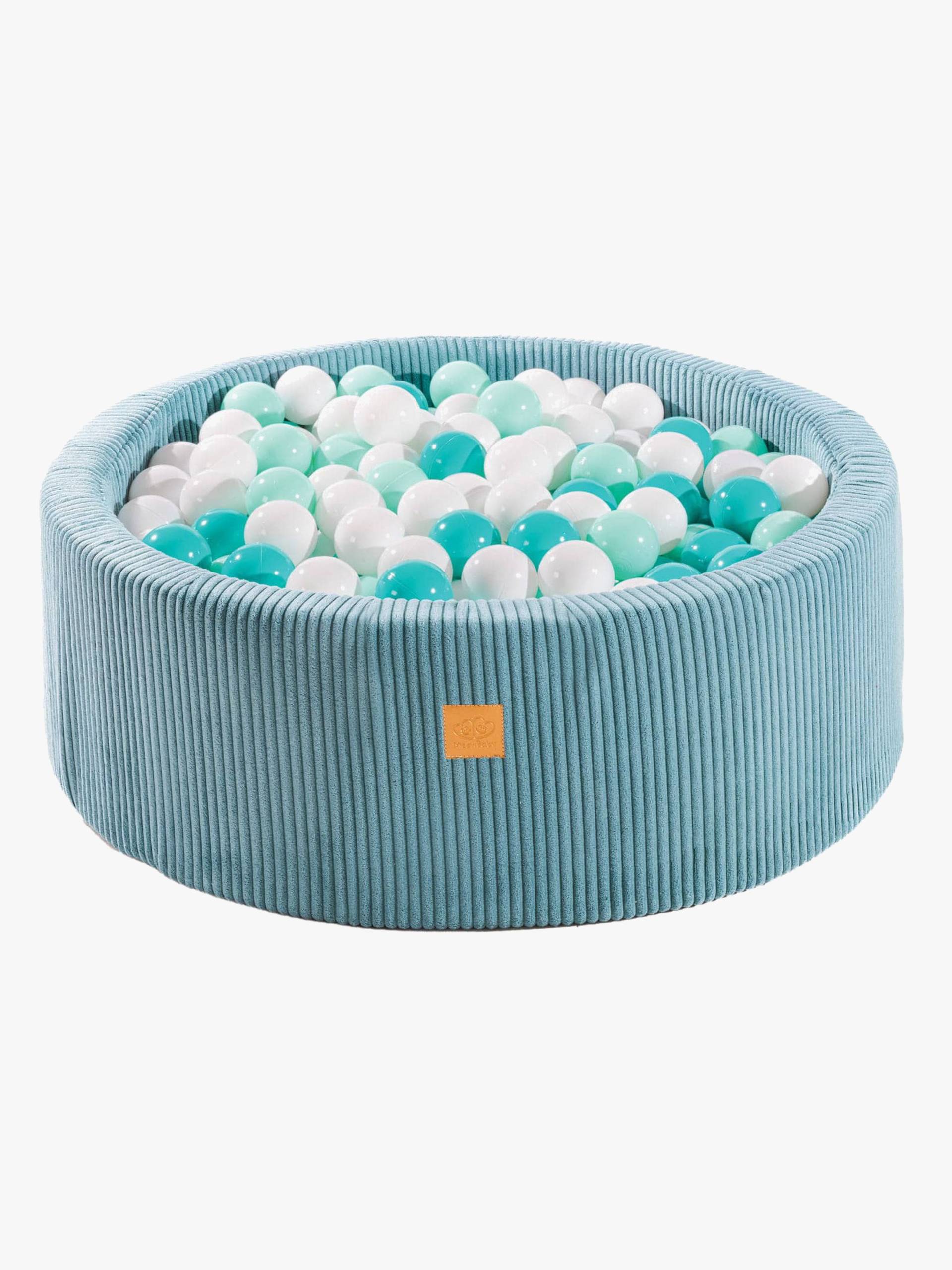 MeowBaby Aesthetic Bällebad Ecru, White/Mint MeowBaby Aesthetic Bällebad Ecru, White/Mint von MeowBaby