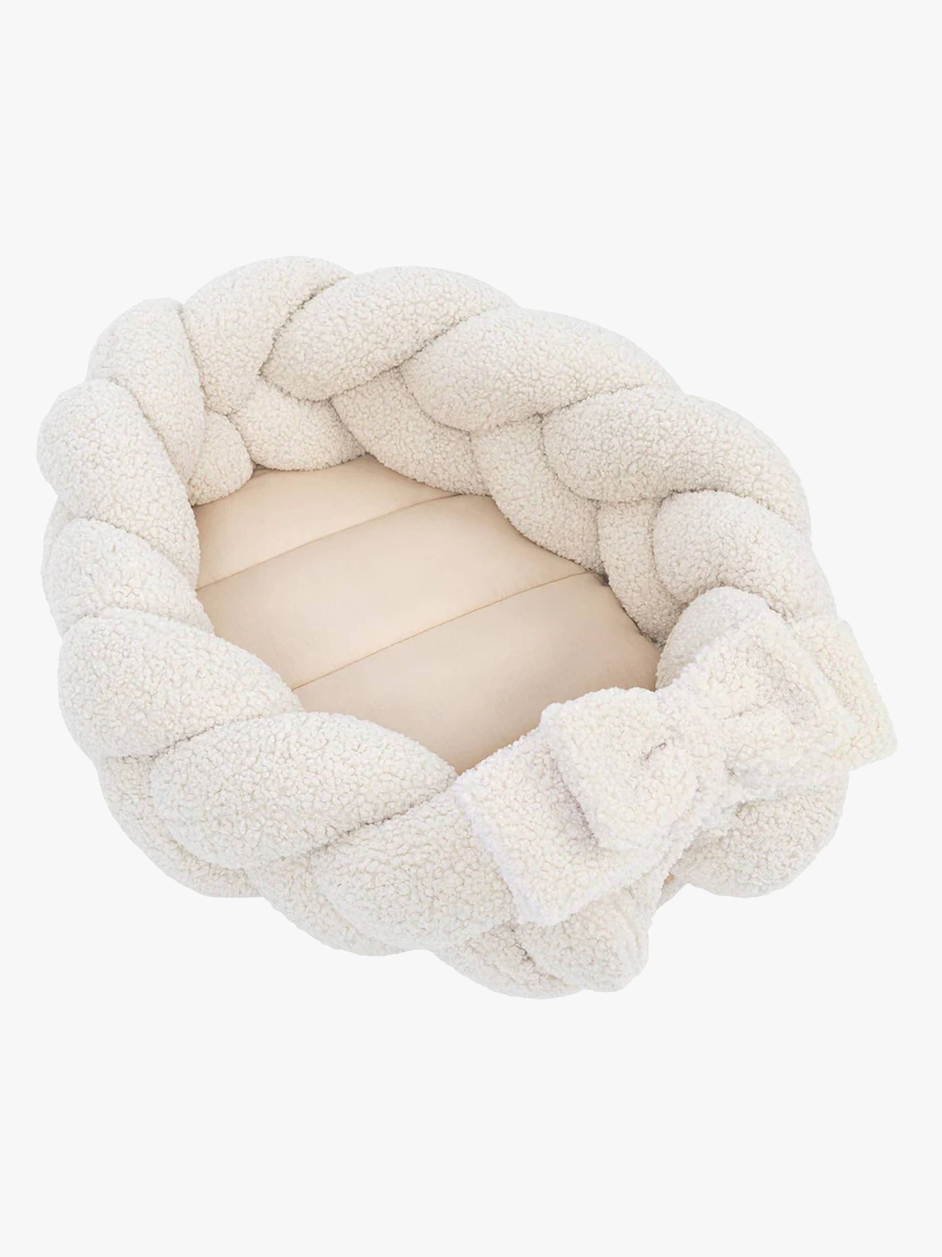 MeowBaby Bearly Babynest mit geflochtenem Schutz, Cream MeowBaby Bearly Babynest mit geflochtenem Schutz, Cream von MeowBaby