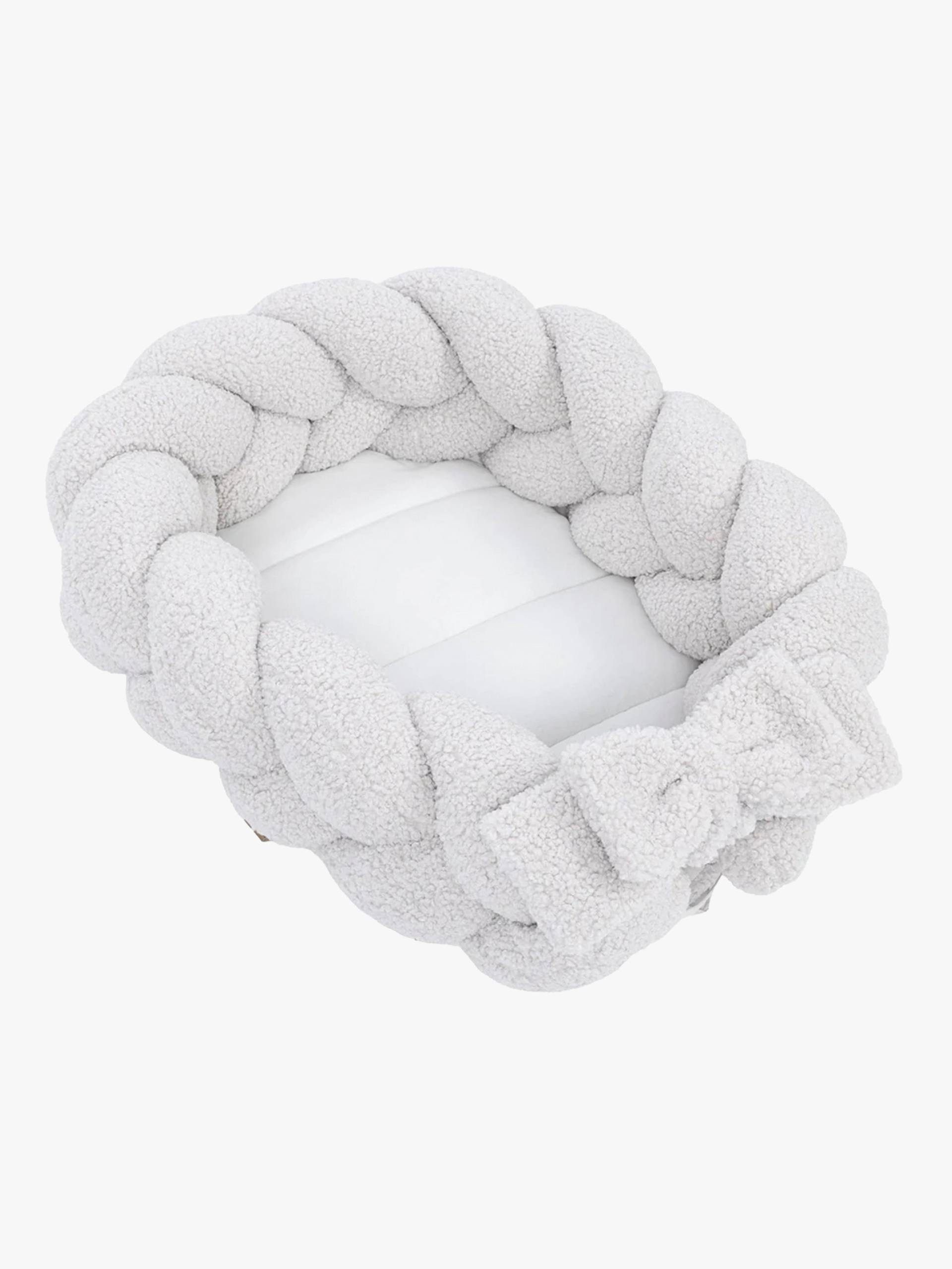 MeowBaby Bearly Babynest mit geflochtenem Schutz, Offwhite MeowBaby Bearly Babynest mit geflochtenem Schutz, Offwhite von MeowBaby