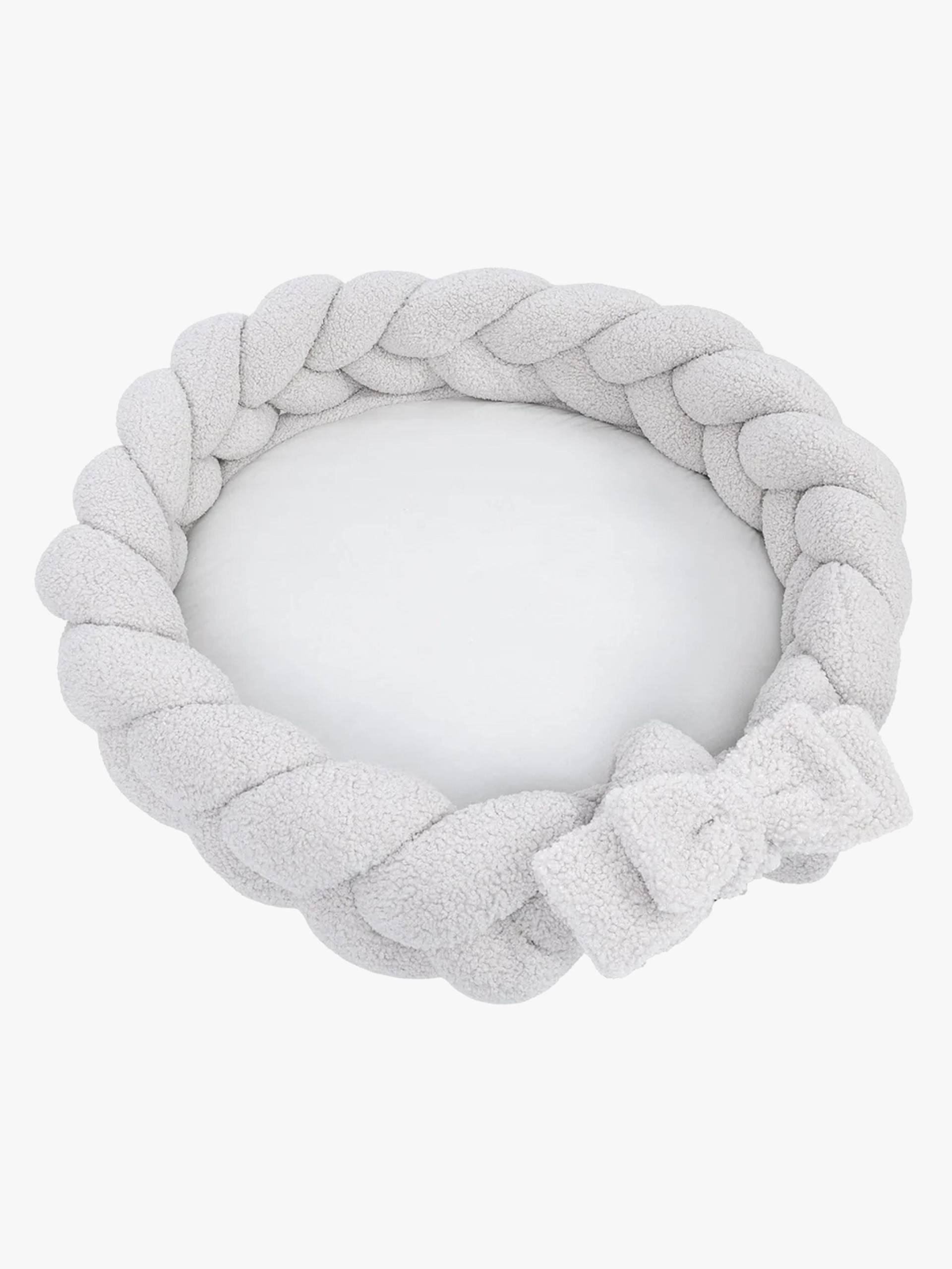 MeowBaby Bearly Babynest mit geflochtenem Schutz & Spielteppich, Offwhite MeowBaby Bearly Babynest mit geflochtenem Schutz & Spielteppich, Offwhite von MeowBaby