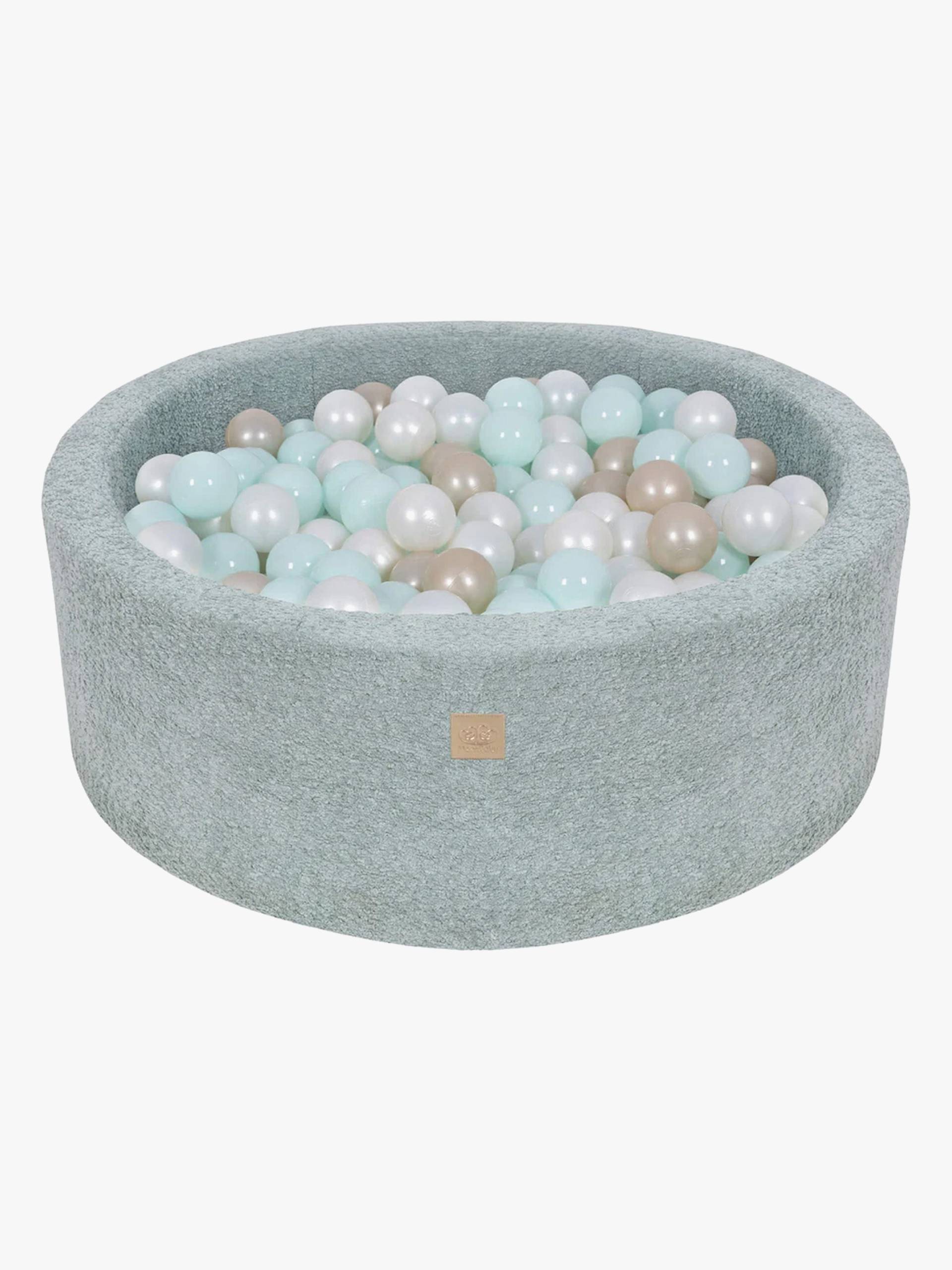 MeowBaby Boucle Rund Bällebad, Fresh Mint MeowBaby Boucle Rund Bällebad, Fresh Mint von MeowBaby